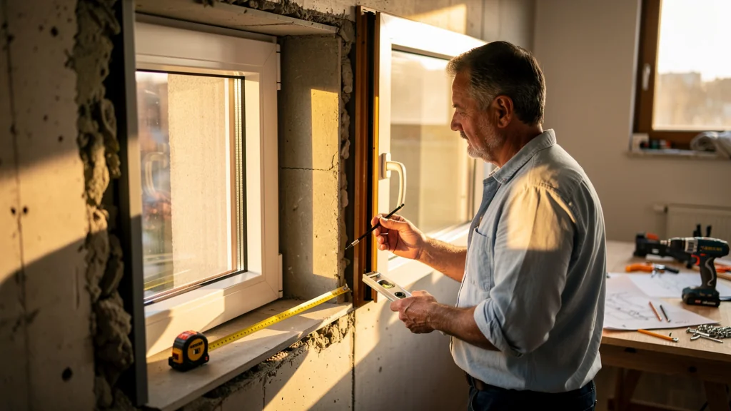 Comparaison réaliste pose en tunnel et en applique pour fenêtres avant rénovation